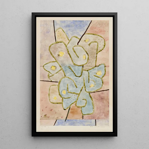 L'arbre aigre - Paul Klee — framed artwork on a wall