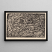 Garten der Leidenschaft - Paul Klee — gerahmtes Bild an der Wand