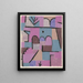 Garten im Orient - Paul Klee — gerahmtes Bild an der Wand