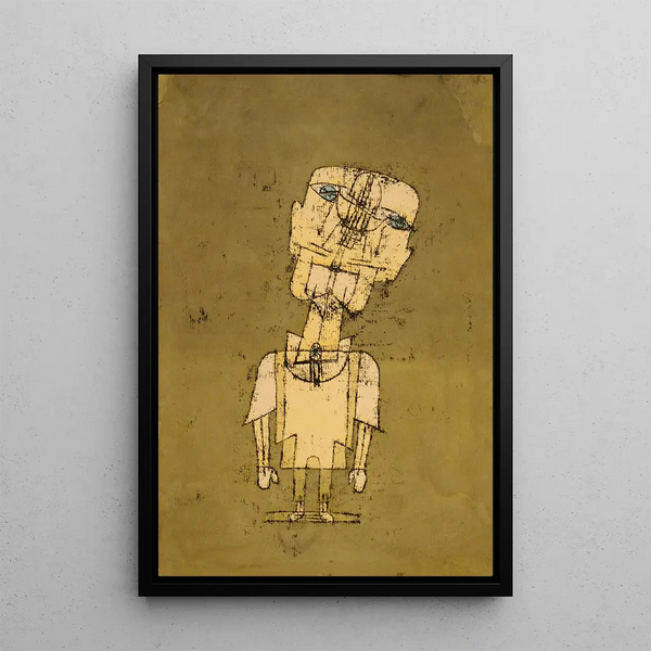 a Ghostly Genius - Paul Klee — framed artwork on a wall