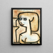 Tochter in Trauer - Paul Klee — gerahmtes Bild an der Wand