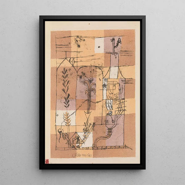 Scene Hoffmannienne - Paul Klee — framed artwork on a wall