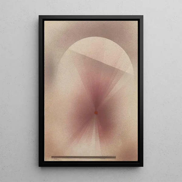 Horizon Zenith and Atmosphere - Paul Klee — framed artwork on a wall