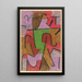 Indian Painting - Paul Klee — framed artwork on a wall