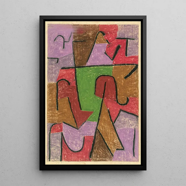Indien - Paul Klee — gerahmtes Bild an der Wand