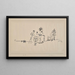 Querelle d'art - Paul Klee — gerahmtes Bild an der Wand