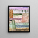 Landschaft mit Pappeln - Paul Klee — gerahmtes Bild an der Wand