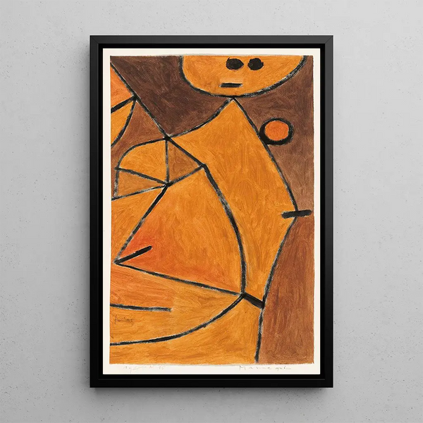 Mannequin - Paul Klee — framed artwork on a wall