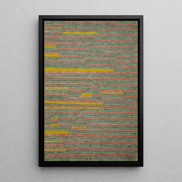 Monuments à G - Paul Klee — framed artwork on a wall