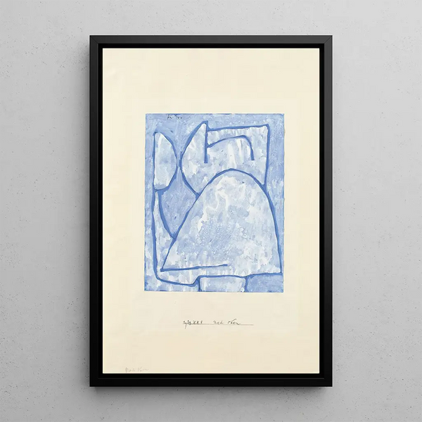 Upward - Paul Klee — framed artwork on a wall