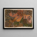 Messe noire - Paul Klee — quadro incorniciato alla parete