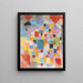 Giardini del Sud - Paul Klee — quadro incorniciato alla parete