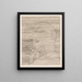Der alte rechenende Mann - Paul Klee — gerahmtes Bild an der Wand