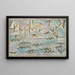 Il Reno a Duisburg - Paul Klee — quadro incorniciato alla parete