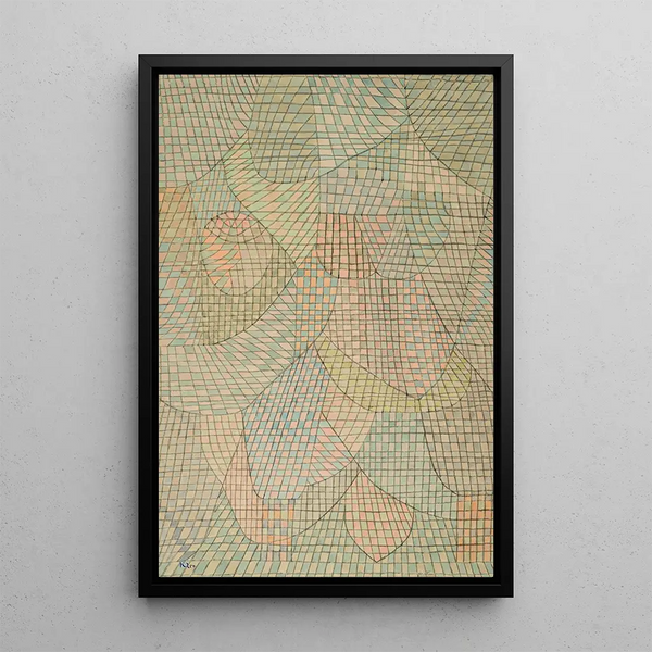 Voilé - Paul Klee — framed artwork on a wall
