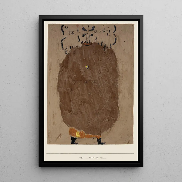 Desert Bandits Painting - Paul Klee — framed artwork on a wall