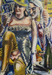 Double portrait Carnaval artista e donna - Paul Kleinschmidt — vista dell’opera