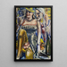 Double portrait Carnaval artista e donna - Paul Kleinschmidt — quadro incorniciato alla parete