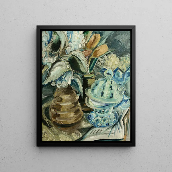 Paul Kleinschmidt - Hortensien und Tulpen.webp