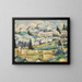 Landschaft in Süd-Frankreich - Paul Kleinschmidt — gerahmtes Bild an der Wand