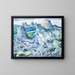 Paesaggio con rocce vicino a Blaubeuren - Paul Kleinschmidt — quadro incorniciato alla parete