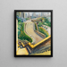 New York Riverside Drive - Paul Kleinschmidt — framed artwork on a wall