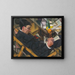 Portrait eines Mannes beim Lesen - Paul Kotlarevsky — gerahmtes Bild an der Wand