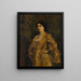 Ritratto di donna - Paul Marie Lapierre-Renouard — quadro incorniciato alla parete