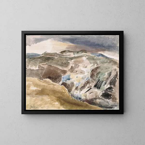 Immagine del cervo - Paul Nash — quadro incorniciato alla parete