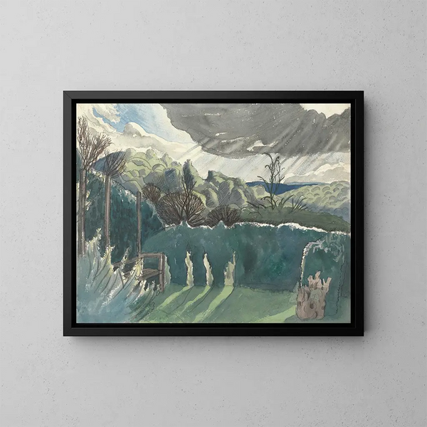 Paesaggio - Paul Nash — quadro incorniciato alla parete