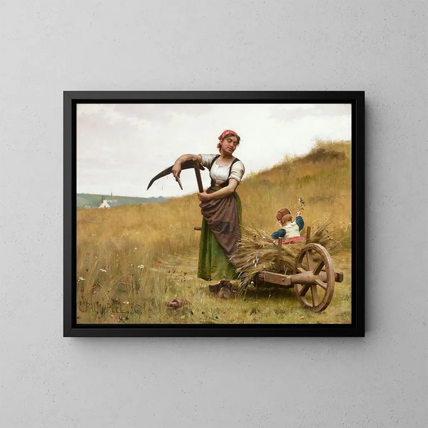 Anbetung - Paul Peel — gerahmtes Bild an der Wand