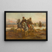 L'avance - Paul Philippoteaux — gerahmtes Bild an der Wand