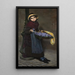 The girl selling violets - Paul Prouho — framed artwork on a wall