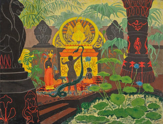 Paul Ranson - Temple de vaudou ou La charmeuse de serpent.webp