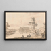 Abtei von Askeaton bei Limerick in Irland an der Deel-Fluss - Paul Sandby — gerahmtes Bild an der Wand