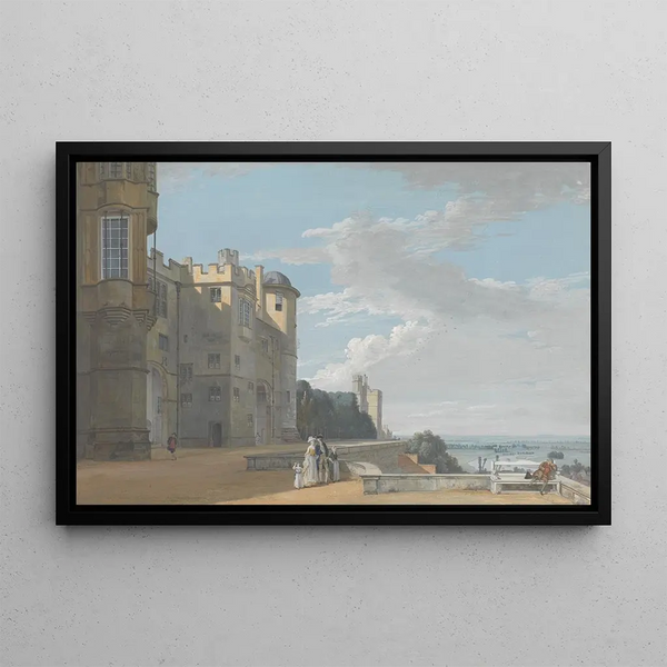 Paul Sandby - The North Terrace Windsor Castle Looking West.webp