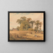 Ein Maisfeld - Paul Sandby Munn — gerahmtes Bild an der Wand