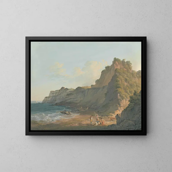 Shanklin Chine, isola di Wight - Paul Sandby Munn — quadro incorniciato alla parete