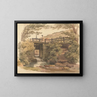 Paul Sandby Munn - The Sluice Gate near Slough.webp