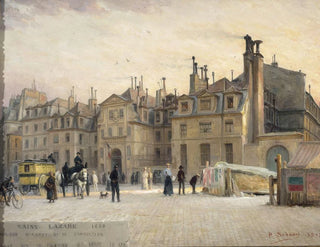 Paul Schaan - Faade de la prison SaintLazare rue du faubourg SaintDenis.webp