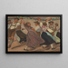 Pista di danza bavarese - Paul Schad-Rossa — quadro incorniciato alla parete