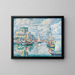 Barfleur - Paul Signac — gerahmtes Bild an der Wand
