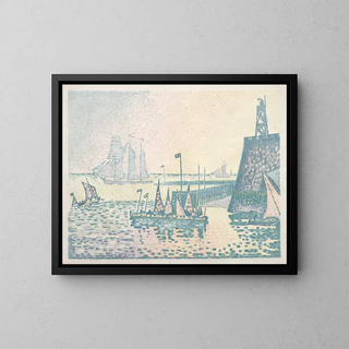 Paul Signac - Evening The Jetty at Vlissingen.webp