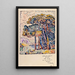 Landschaft - Paul Signac — gerahmtes Bild an der Wand