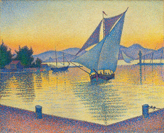 Paul Signac - Le Port Au Soleil Couchant Opus 236 SaintTropez.webp