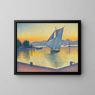 Paul Signac - Le Port Au Soleil Couchant Opus 236 SaintTropez.webp