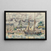 Le port de Paimpol - Paul Signac — gerahmtes Bild an der Wand
