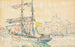 Marsiglia, veliero - Paul Signac — vista dell’opera
