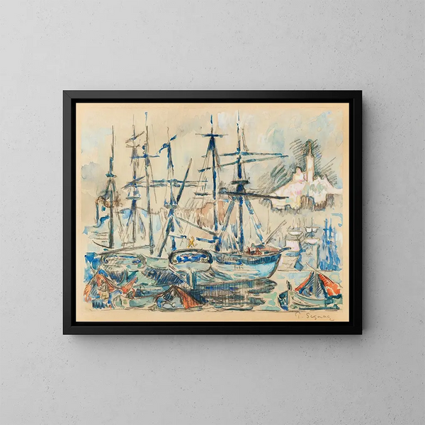 Marsiglia - Paul Signac — quadro incorniciato alla parete