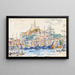 Marseille - Paul Signac — gerahmtes Bild an der Wand